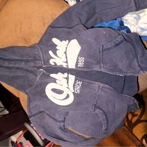 OshKosh B'gosh Navy Hoodie with White Logo